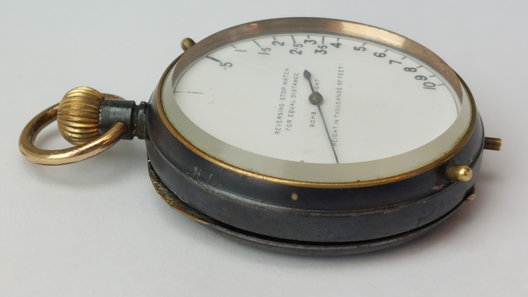 British, WW1 - c.1914–1918, RAF Bomb Sight Reversing Stopwatch, by S. Smith & Son Ltd, London - Image 8