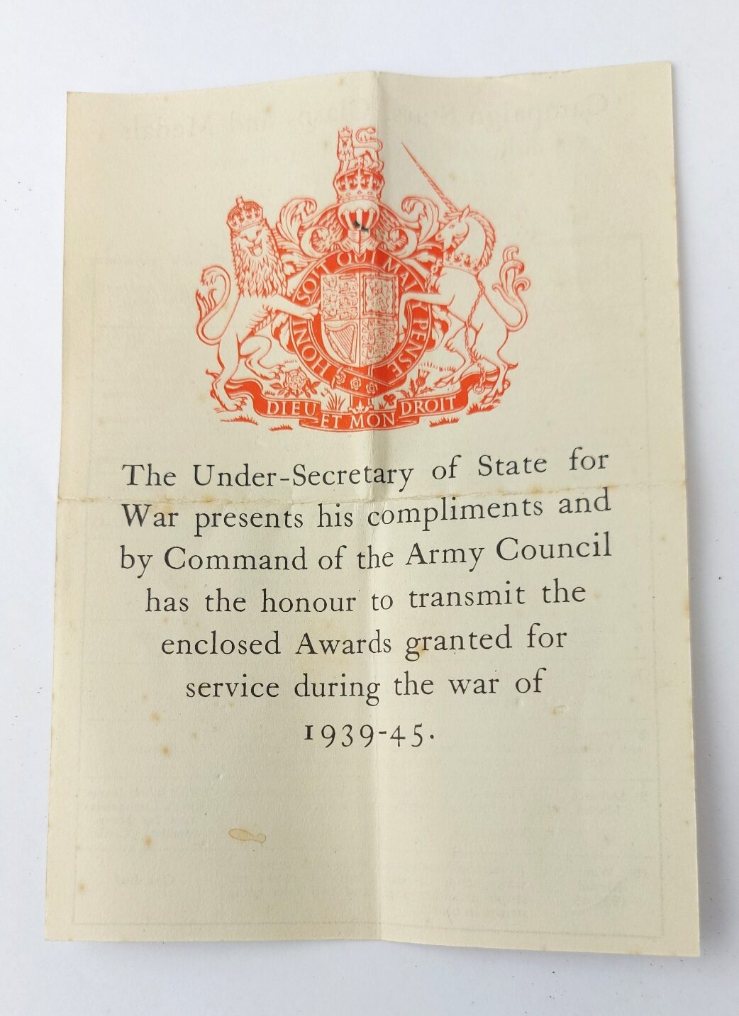 British, WW2, Defence Medal with Original Issue Box and Paperwork to H.G. Surridge of R (7)
