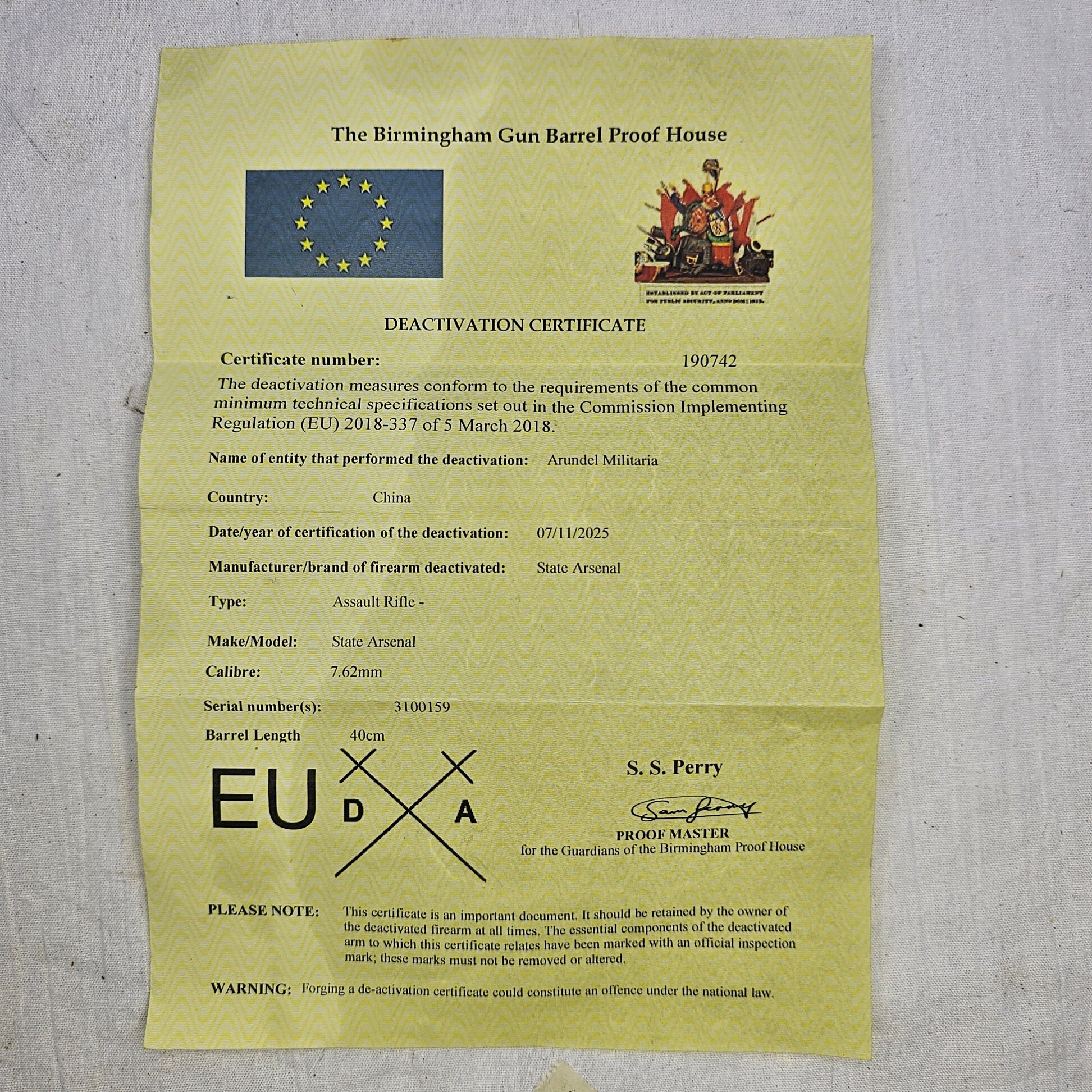 Chinese EU Specification Deactivated Type 56 Assault Rifle 14