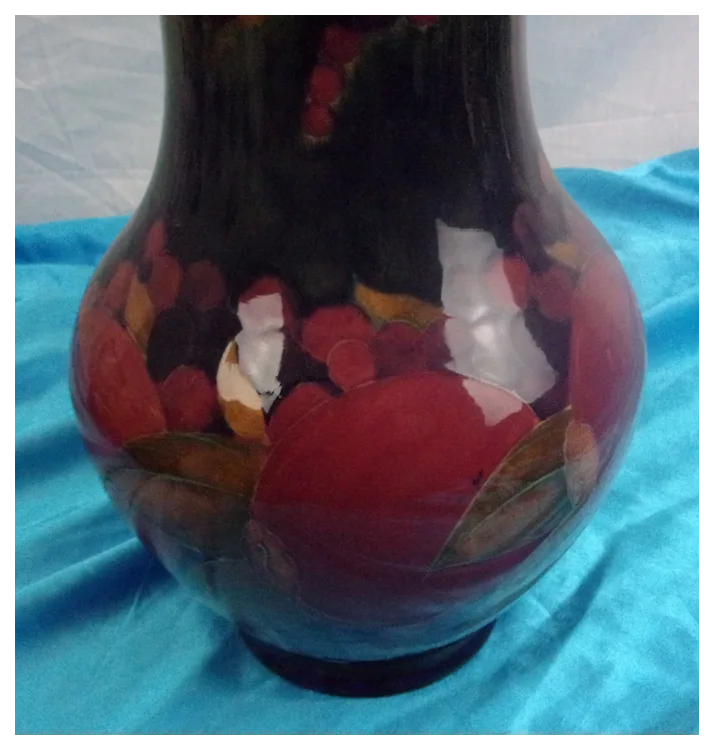 Circa 1950 Moorcroft Pomegranate Vase - Image 5