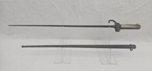 French Model 1886 Epee Lebel Bayonet And Scabbard