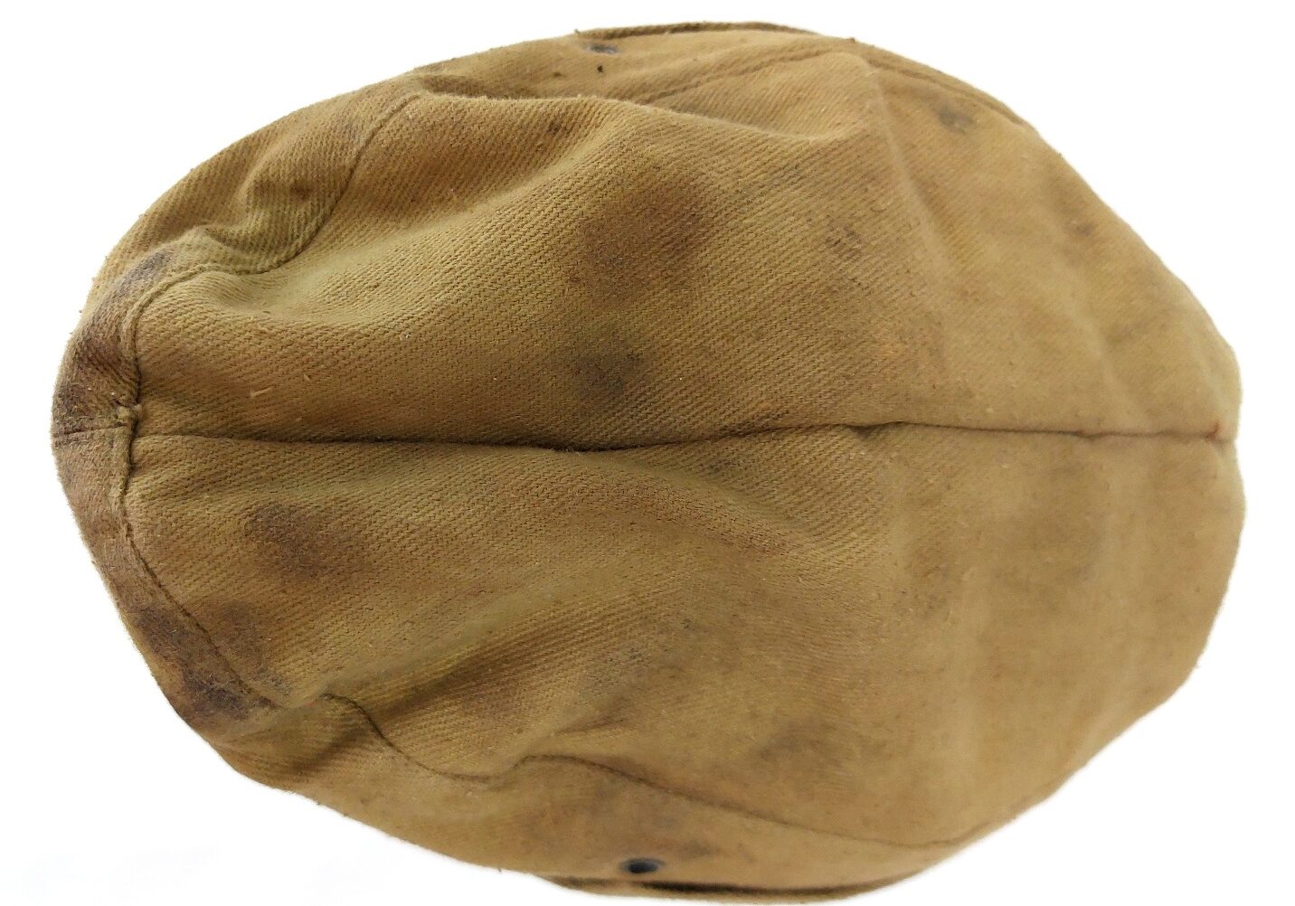 German, WW2, Deutsches Afrikakorps (DAK) Artillery Tropical Field Cap (M40 Feldmütze), Denazified, Palm Tree Marked, Size 55 & Dated 1942 - Image 6