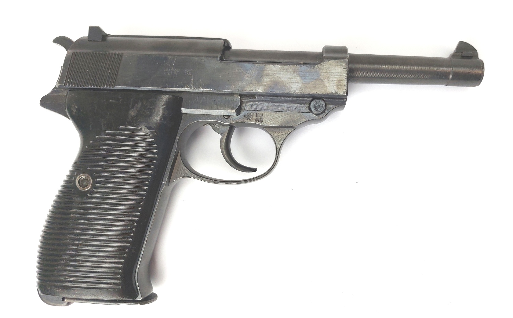 German, WW2 - Dated 1944, Mauser-Werke P.38 Semi-Automatic Pistol, byf 44, WaA135, Serial No. 1209q, Matching Numbers, EU Deactivated, with WaA135 Magazine - Image 2