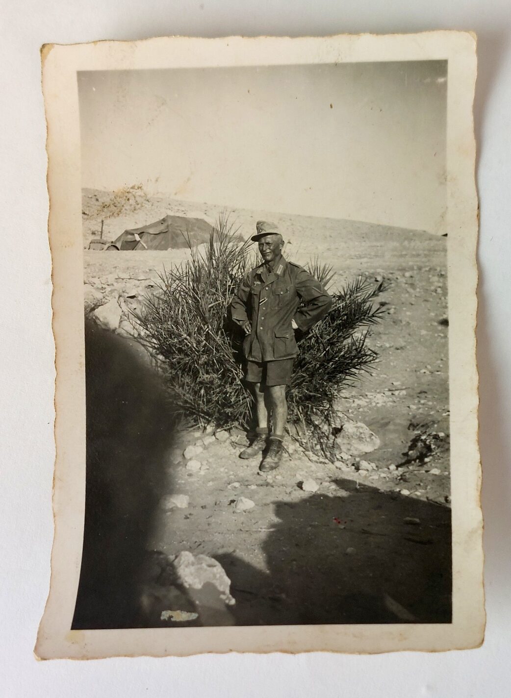 German, WW2, Deutsches Afrikakorps (DAK) Cigarette Case, with Original North Africa Photograph Group, c.1941–1942 - Image 25