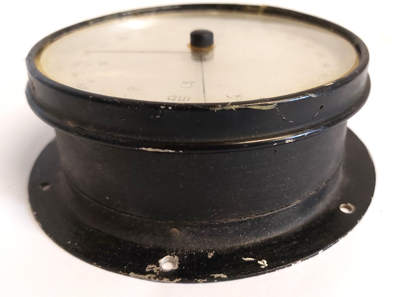 German, WW2, Kriegsmarine U-Boat Bulkhead Barometer by Lufft - Image 7