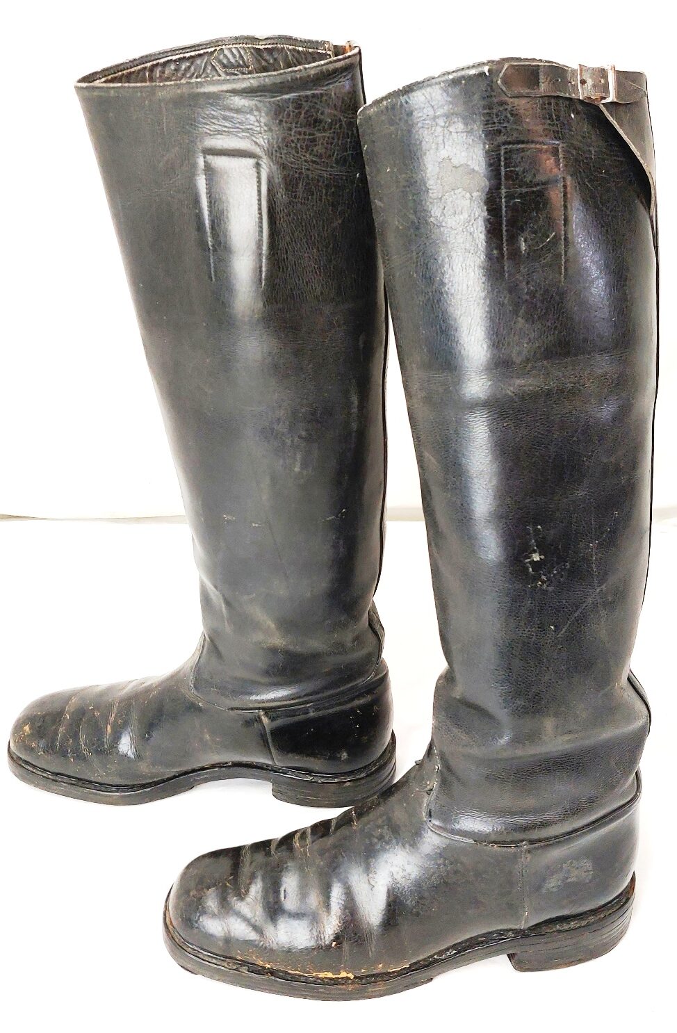 German, WW2, Pair of Officer’s Black Leather Riding Boots (Reitstiefel / “Officer’s Jackboots”) - Image 2