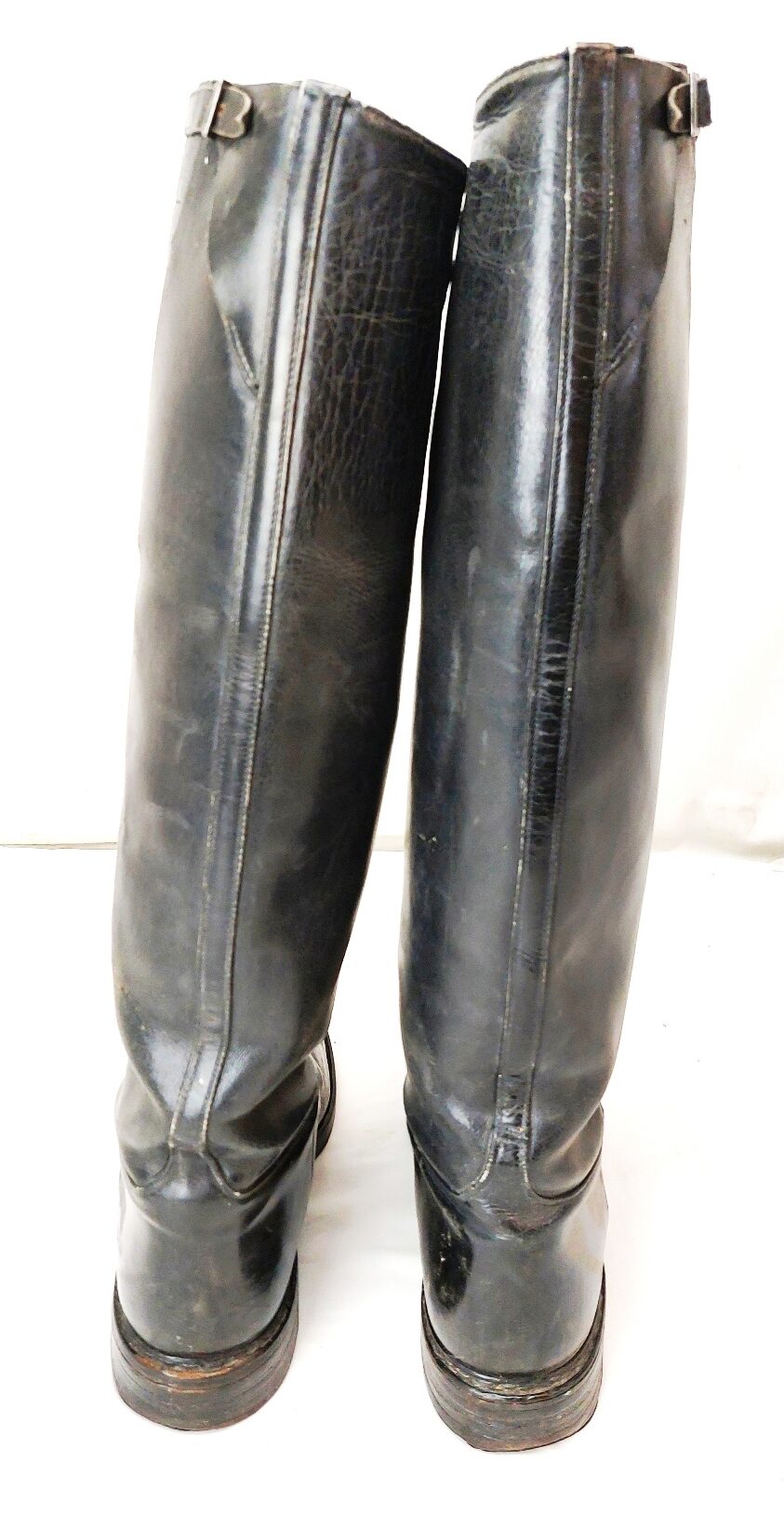 German, WW2, Pair of Officer’s Black Leather Riding Boots (Reitstiefel / “Officer’s Jackboots”) - Image 3