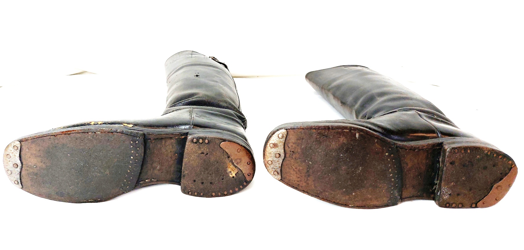 German, WW2, Pair of Officer’s Black Leather Riding Boots (Reitstiefel / “Officer’s Jackboots”) - Image 6