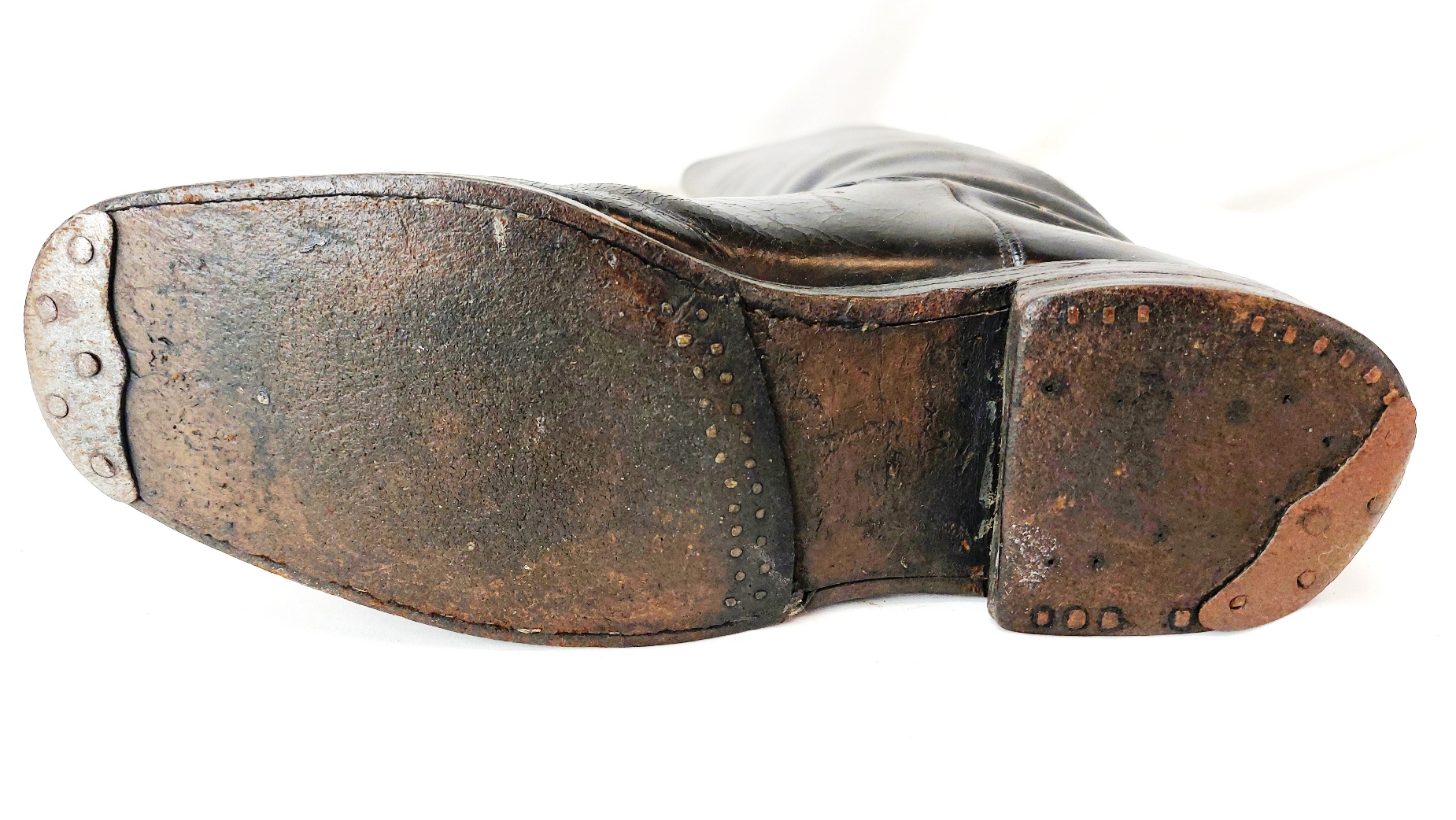 German, WW2, Pair of Officer’s Black Leather Riding Boots (Reitstiefel / “Officer’s Jackboots”) - Image 7