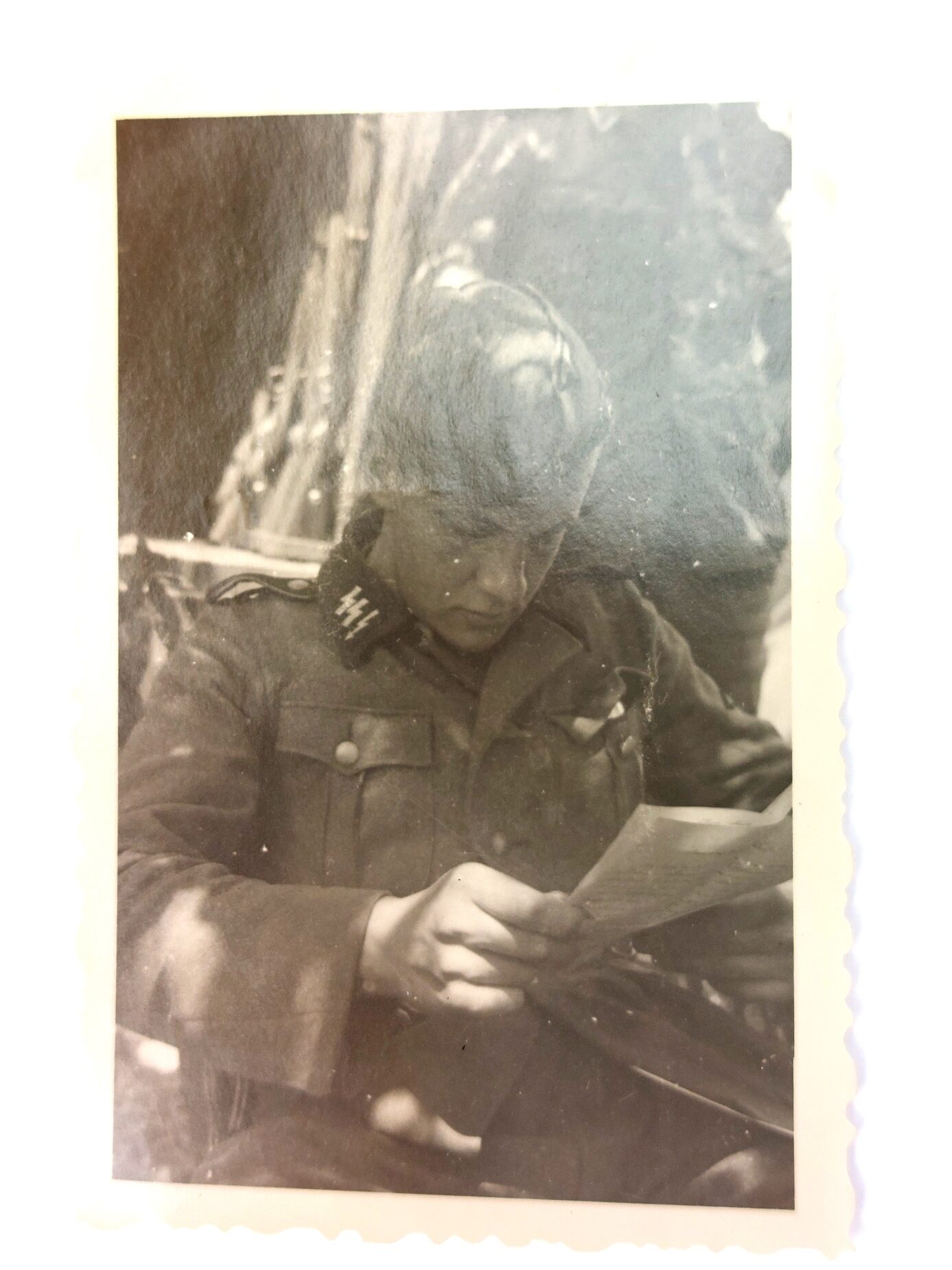 German, WW2 - c.1939–1940, Waffen-SS Motorised Unit Photograph Archive, Early-War Western Campaign, 22 Original Agfa Lupex Snapshot Photographs - Image 15