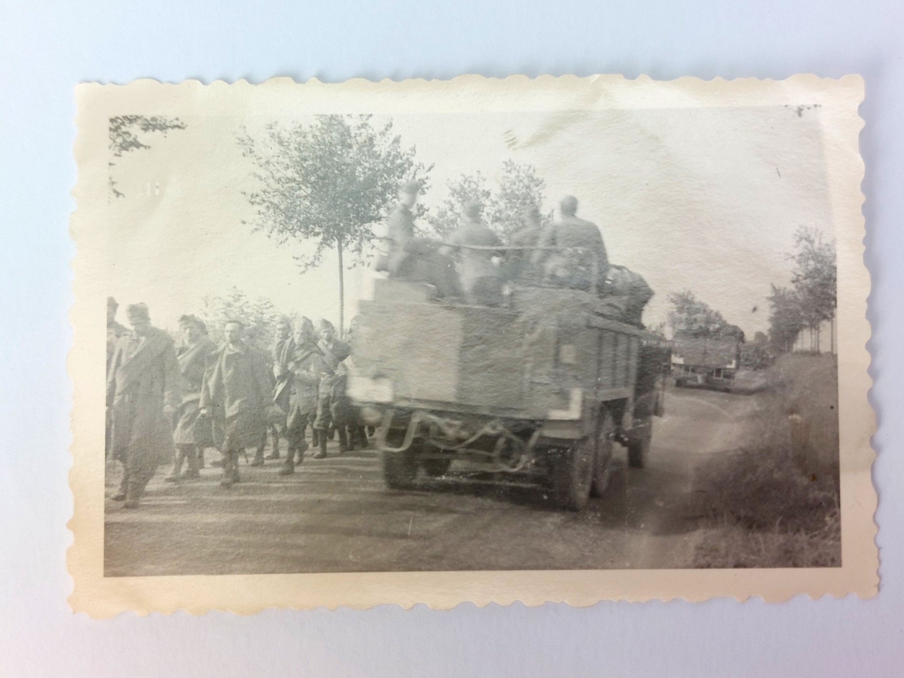 German, WW2 - c.1939–1940, Waffen-SS Motorised Unit Photograph Archive, Early-War Western Campaign, 22 Original Agfa Lupex Snapshot Photographs - Image 20