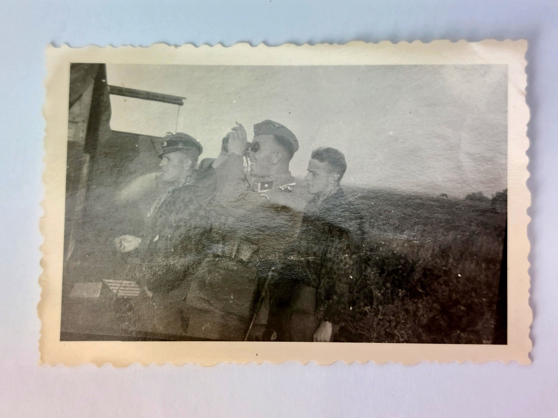 German, WW2 - c.1939–1940, Waffen-SS Motorised Unit Photograph Archive, Early-War Western Campaign, 22 Original Agfa Lupex Snapshot Photographs - Image 25