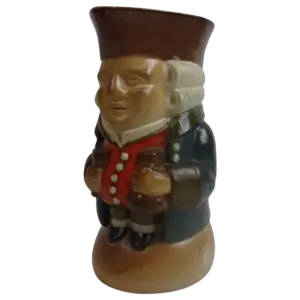 Harry Simeon For Doulton Lambeth Toby Jug Of A Gentleman Holding A Bottle And Wine Glass #2