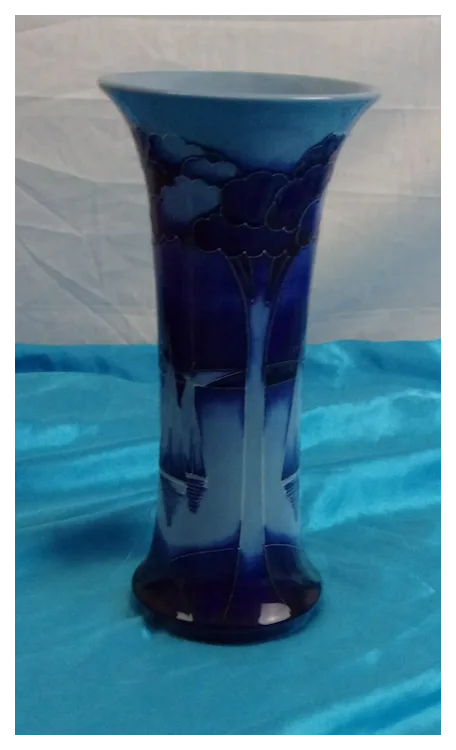 Limited Edition Moorcroft Yachts At Moonlight By Paul Hilditch Vase - Image 2