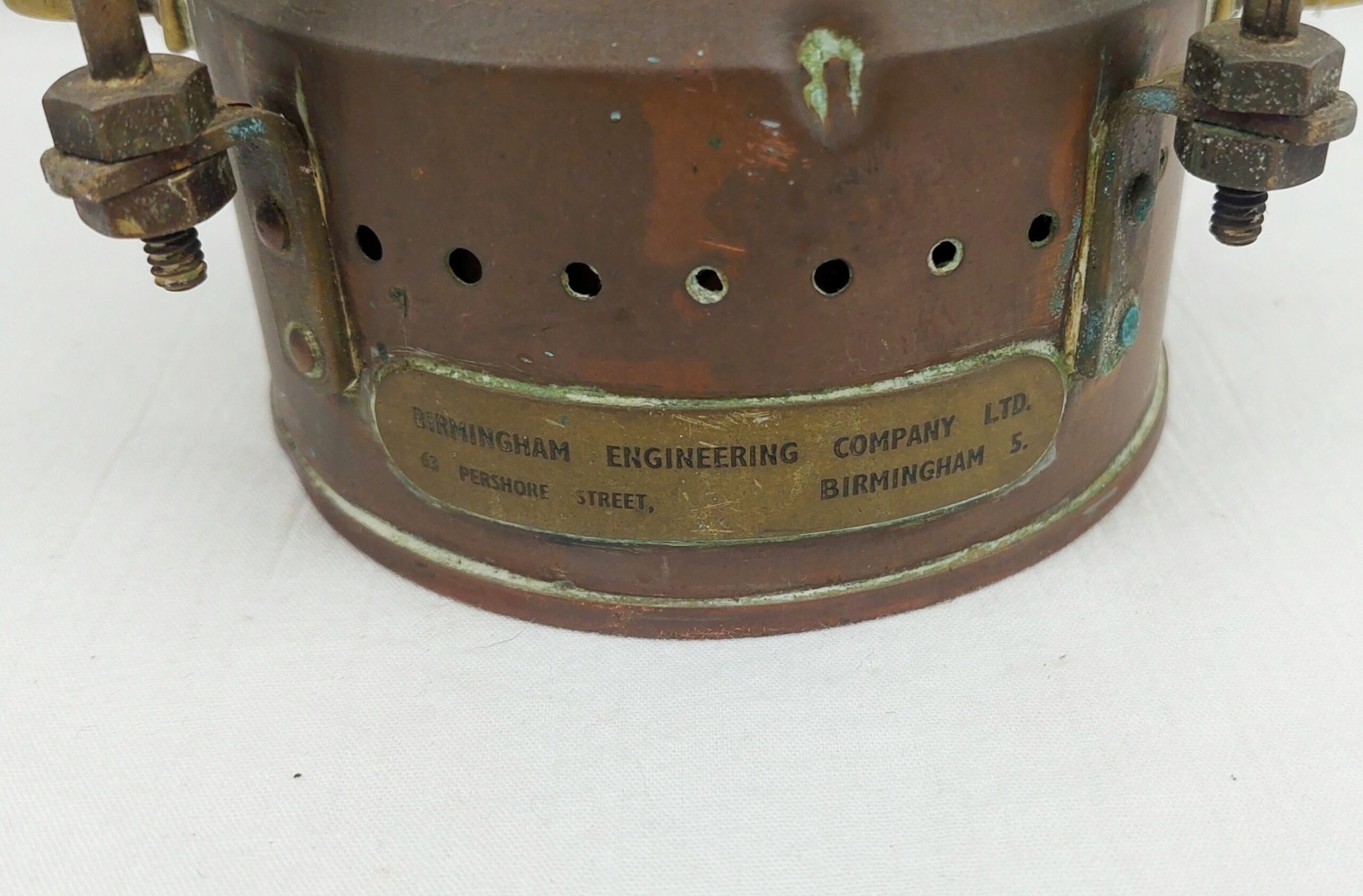 Mid-Century Birmingham Engineering Company Hand Held Lantern 6