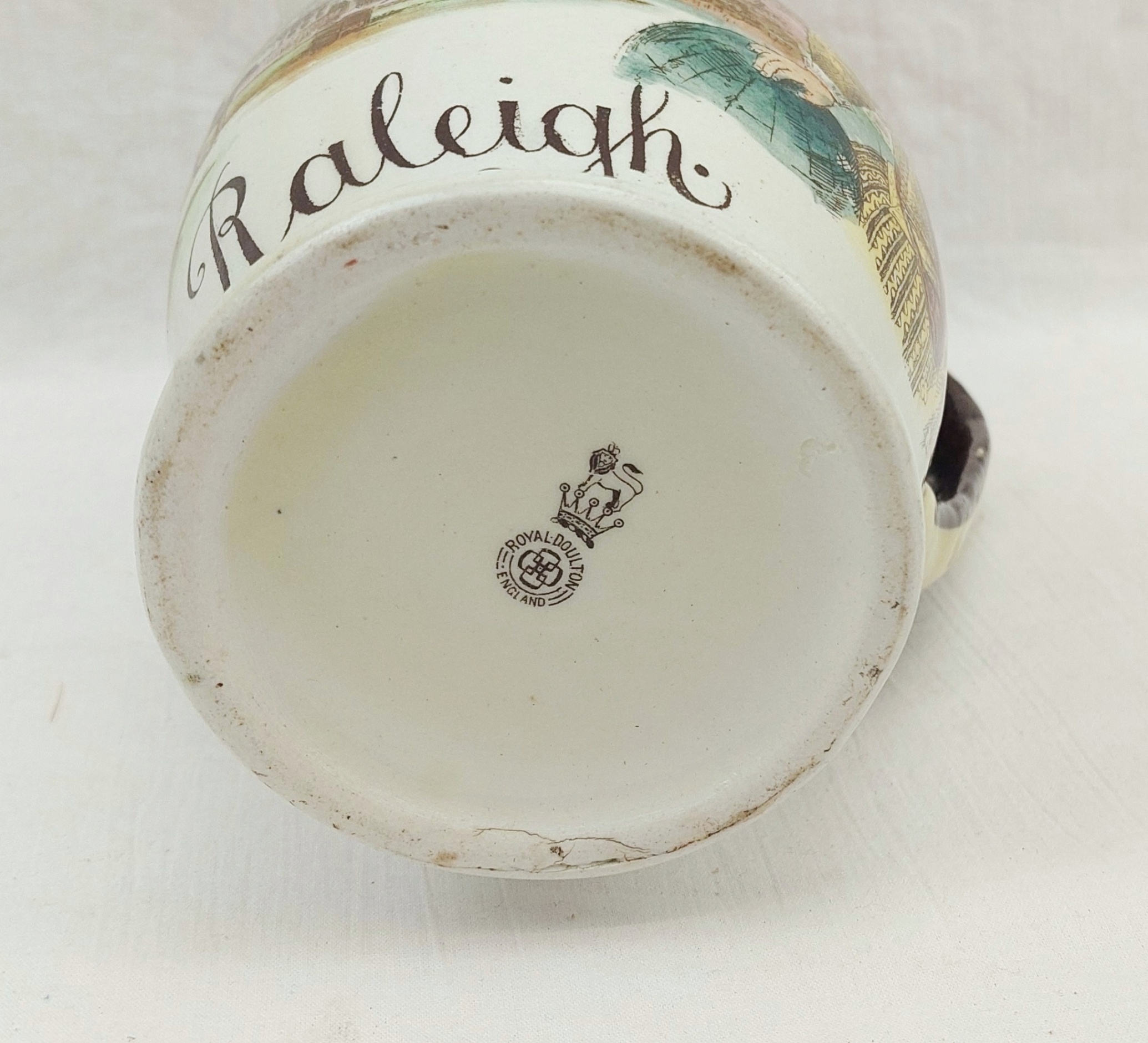 Rare Royal Doulton Series Ware Sir Walter Raleigh Jug 11