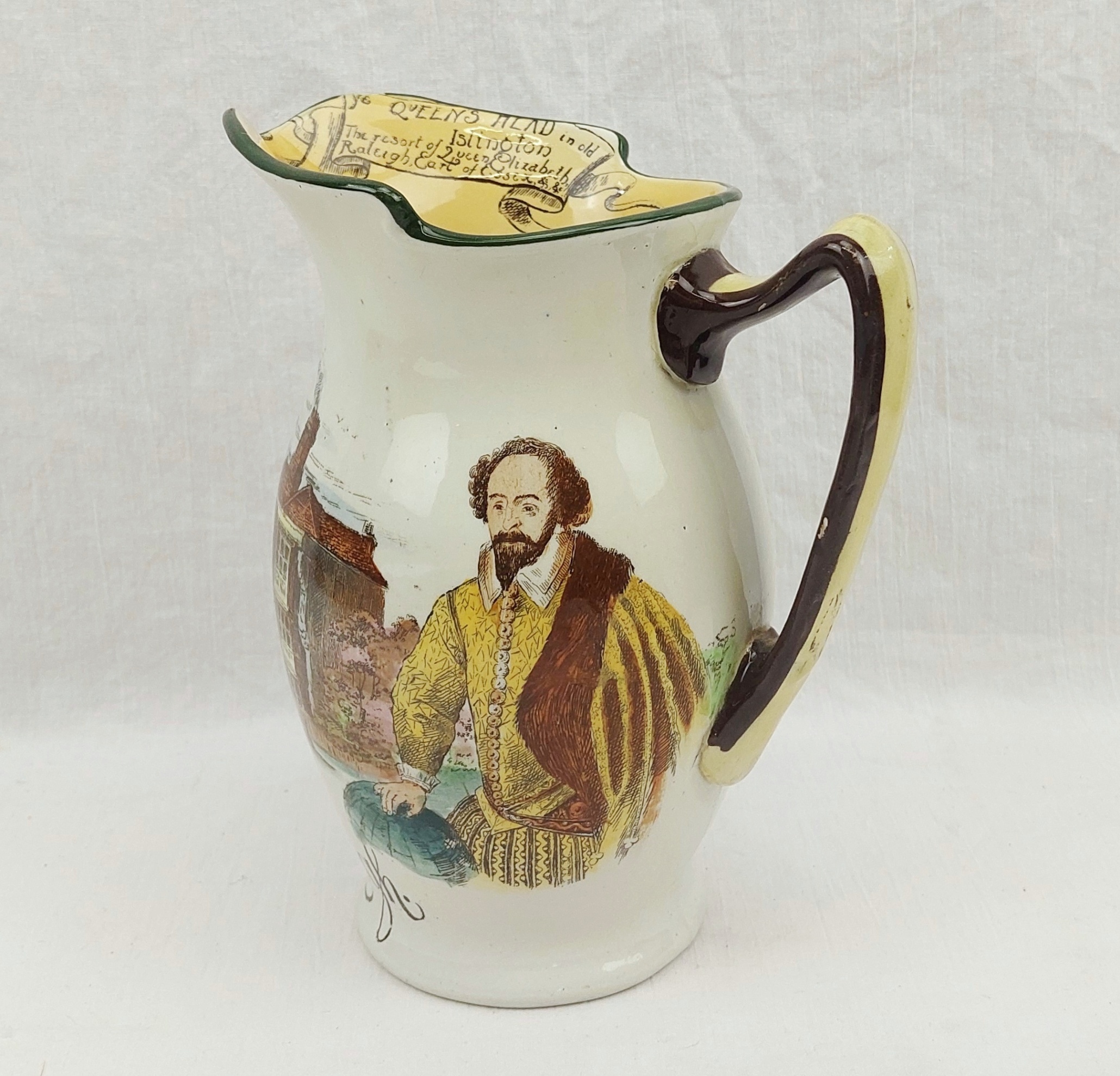Rare Royal Doulton Series Ware Sir Walter Raleigh Jug 2