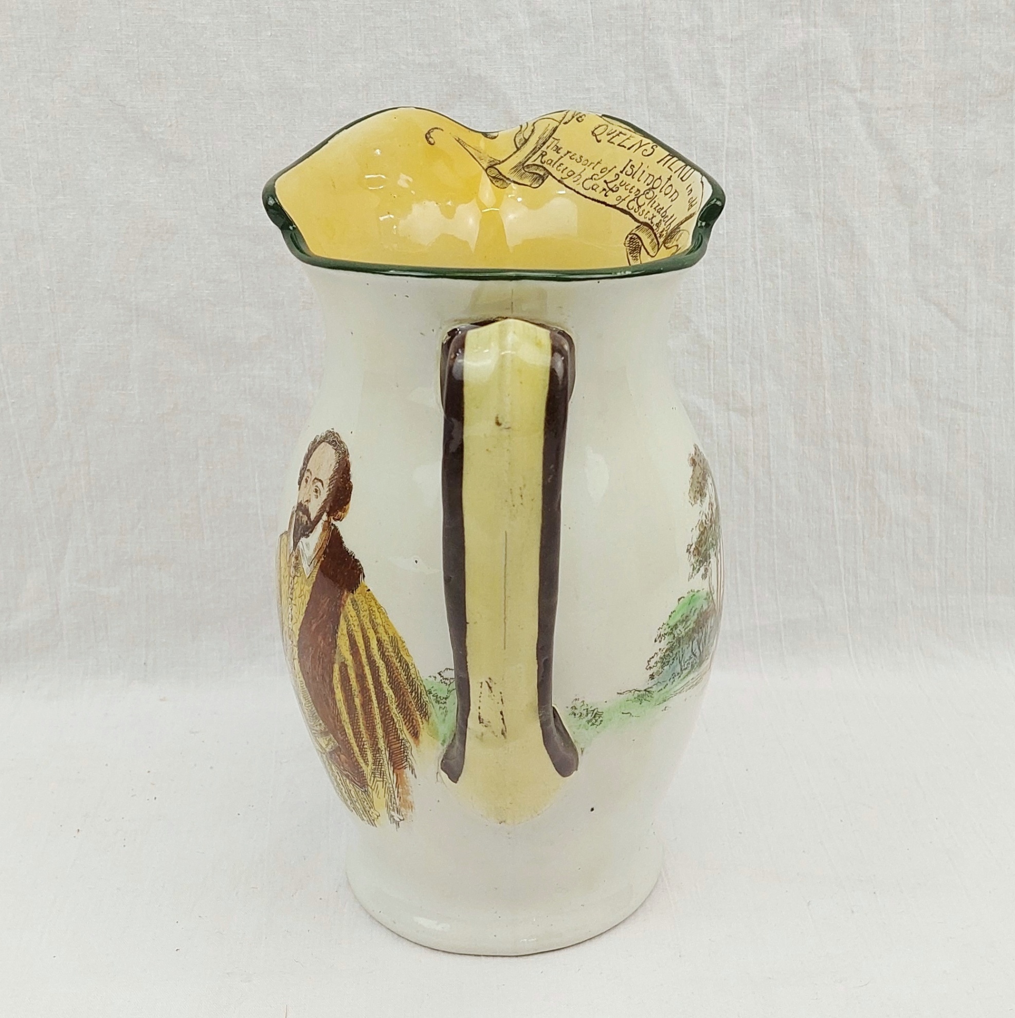Rare Royal Doulton Series Ware Sir Walter Raleigh Jug 9