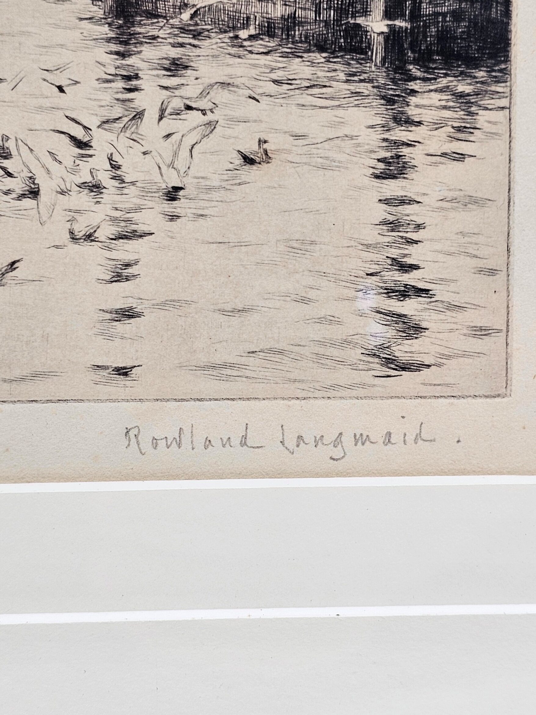 Rowland Langmaid 1897 -1956 Etching Of St Paul's Cathedral 4
