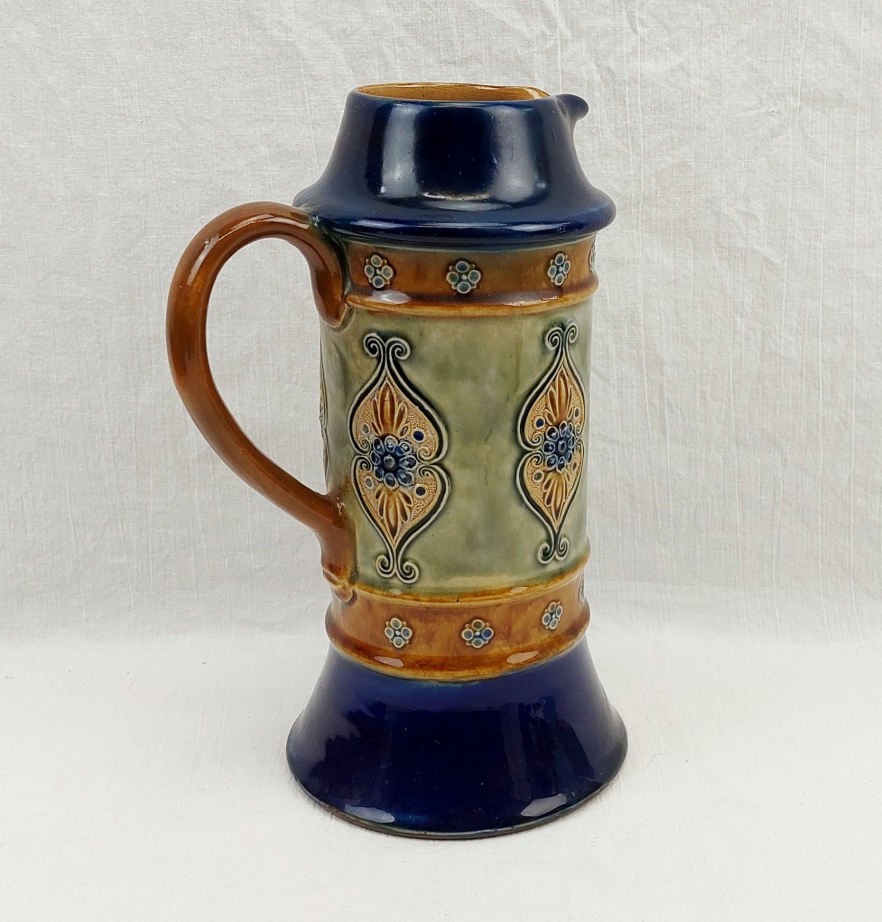 Royal Doulton W. T. Lamb And Sons Christmas 1912 Stoneware Jug 4