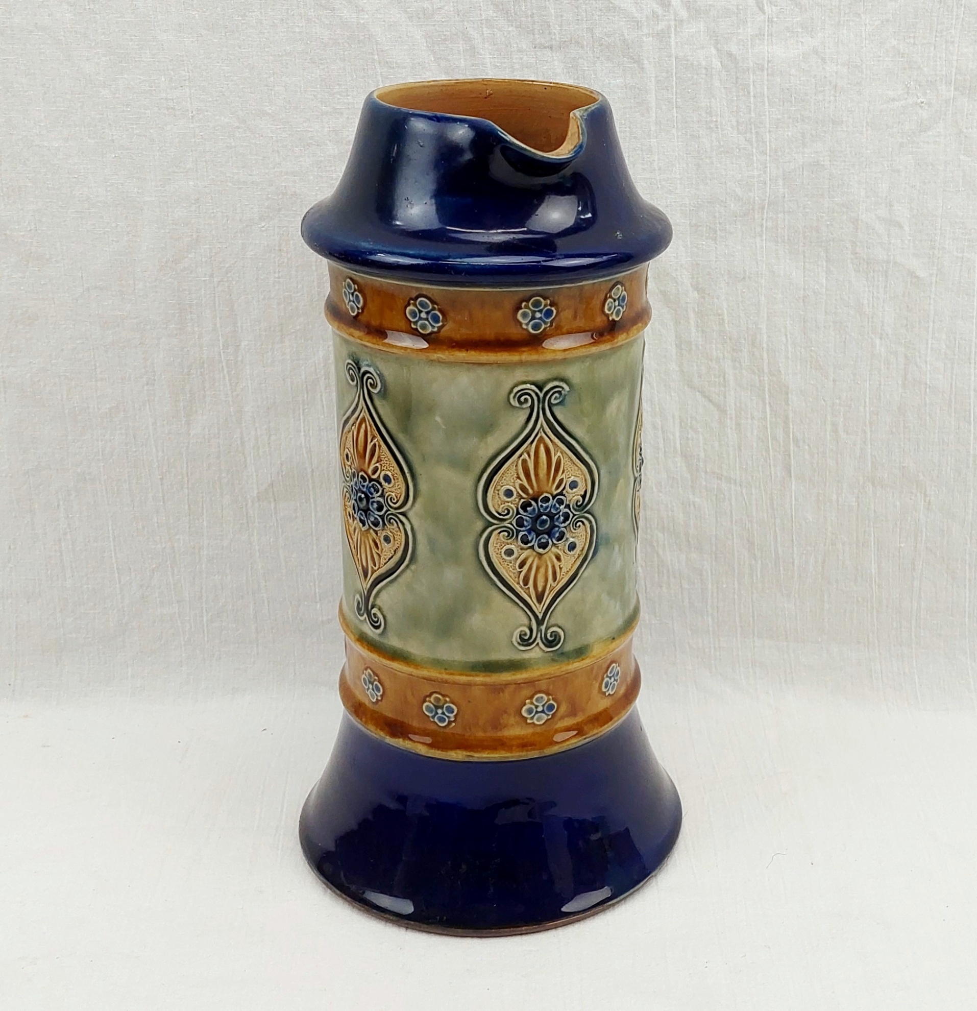 Royal Doulton W. T. Lamb And Sons Christmas 1912 Stoneware Jug 5