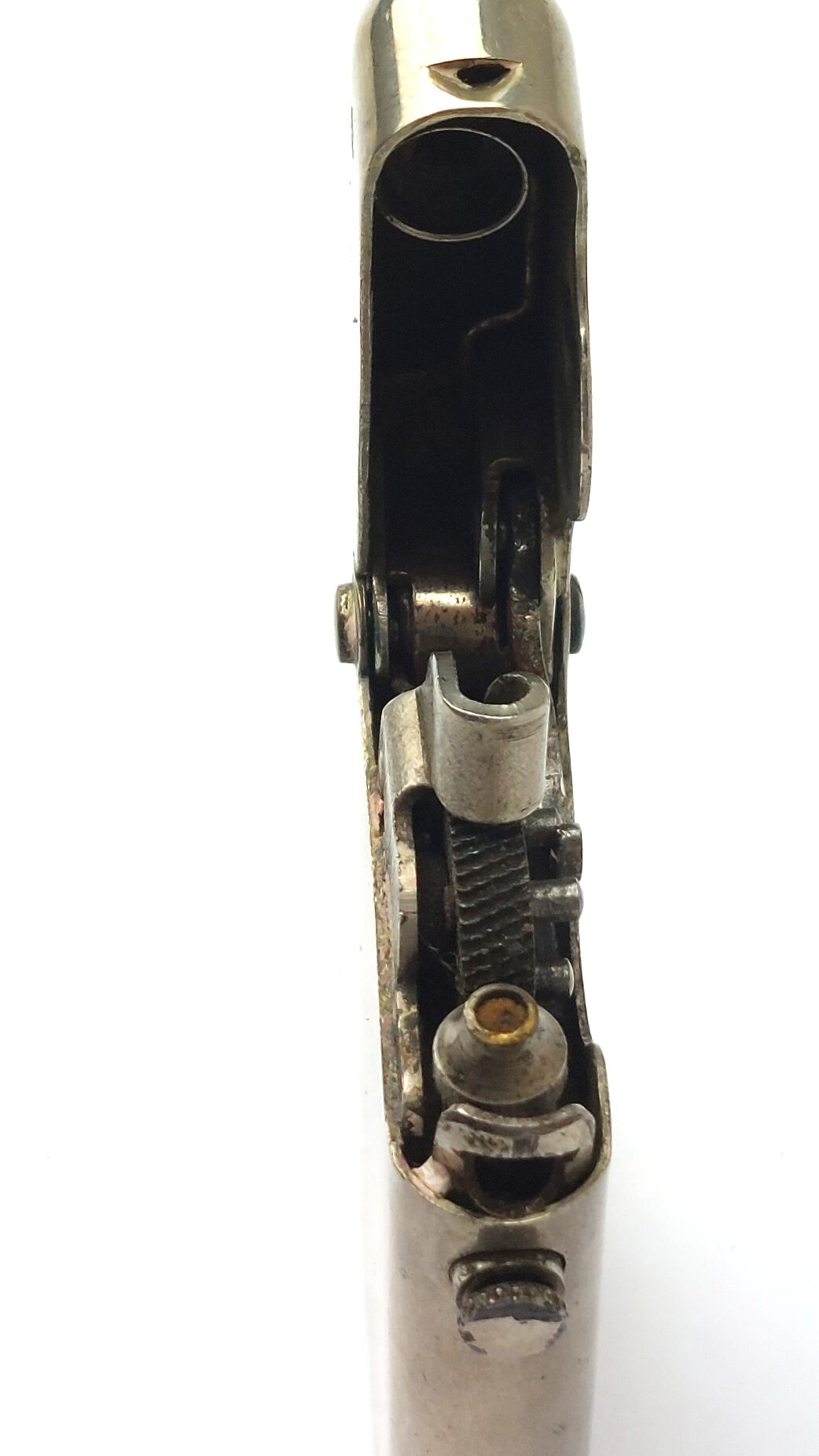 Swiss, c.1920s, Thorens “Single-Claw” Patent Petrol Pocket Lighter with Suspension Ring (5)