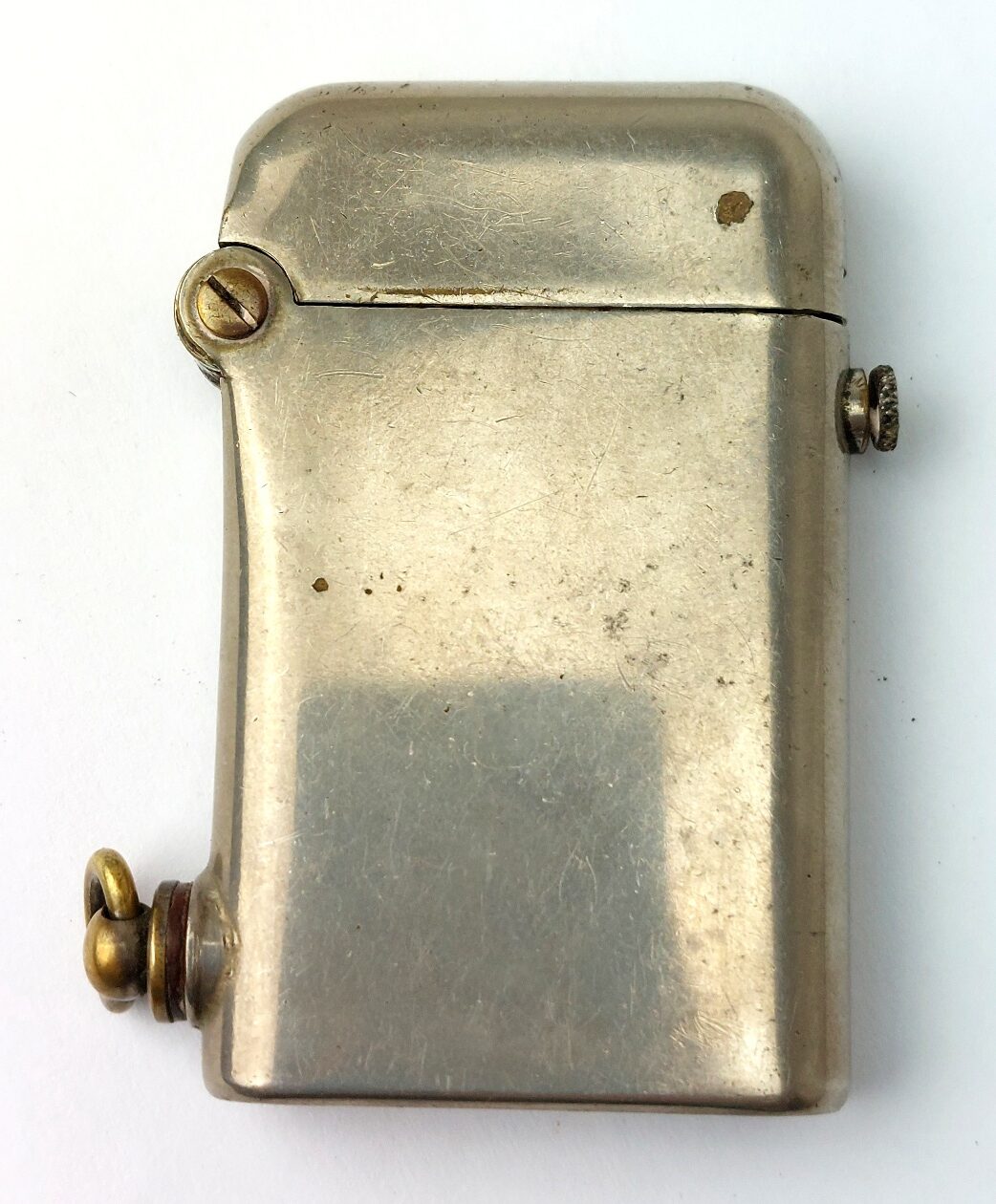 Swiss, c.1920s, Thorens “Single-Claw” Patent Petrol Pocket Lighter with Suspension Ring (8)