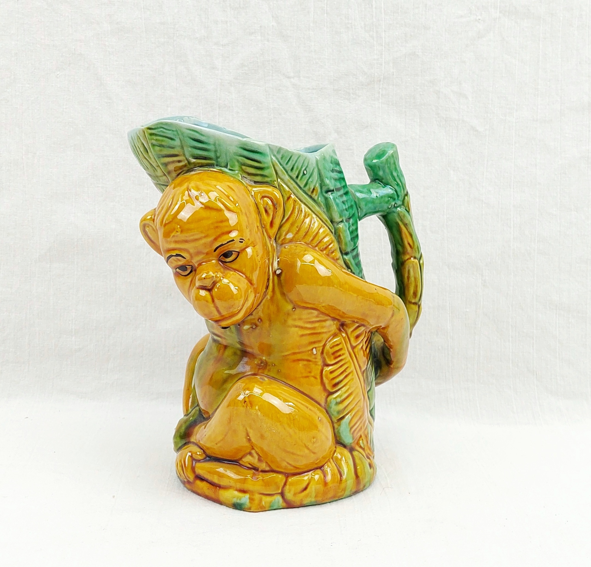 Victorian George Jones Majolica Jug 1