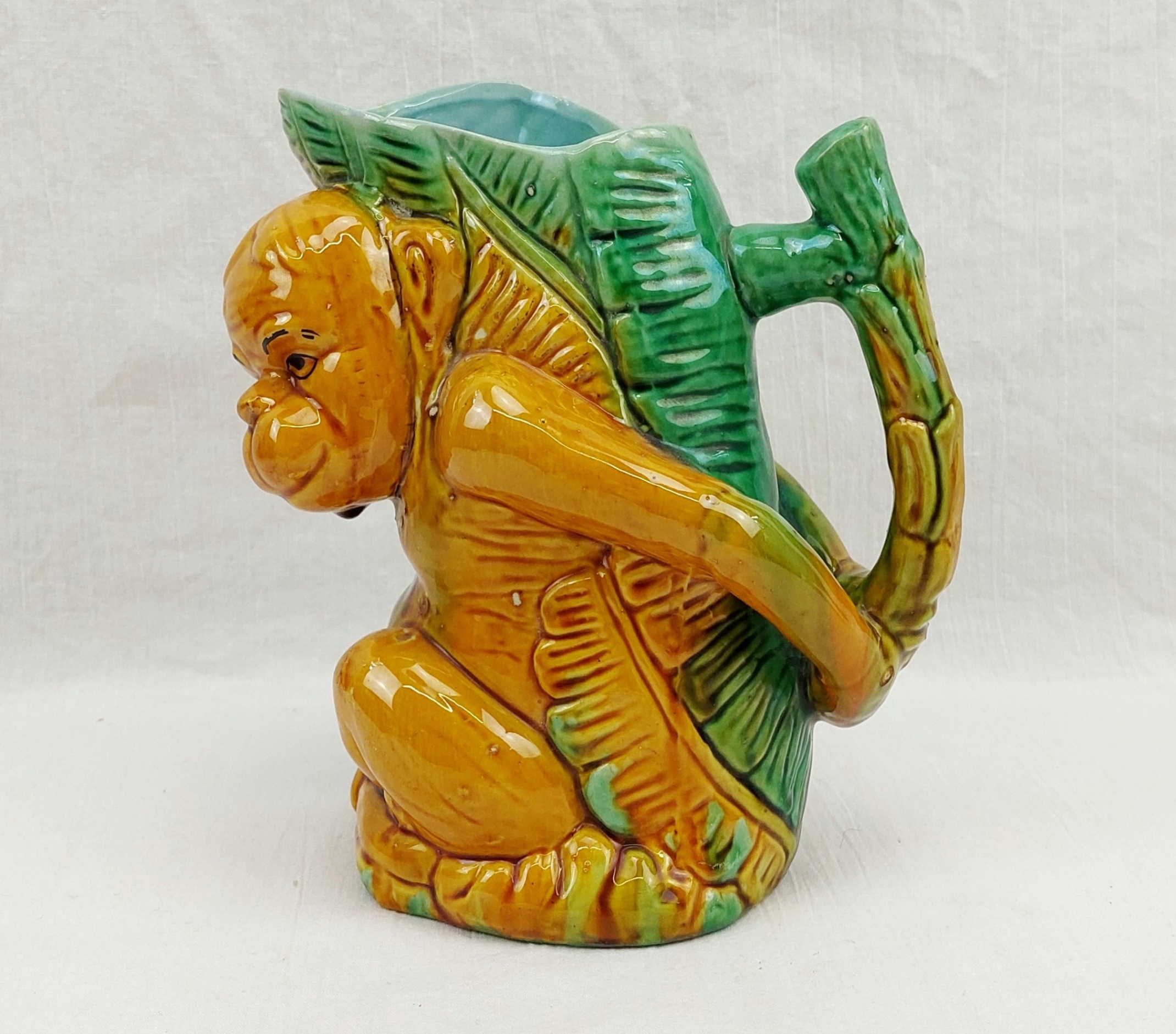 Victorian George Jones Majolica Jug 4
