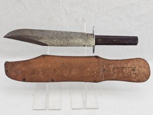 Whitby Of Italy Bowie Knife And Scabbard