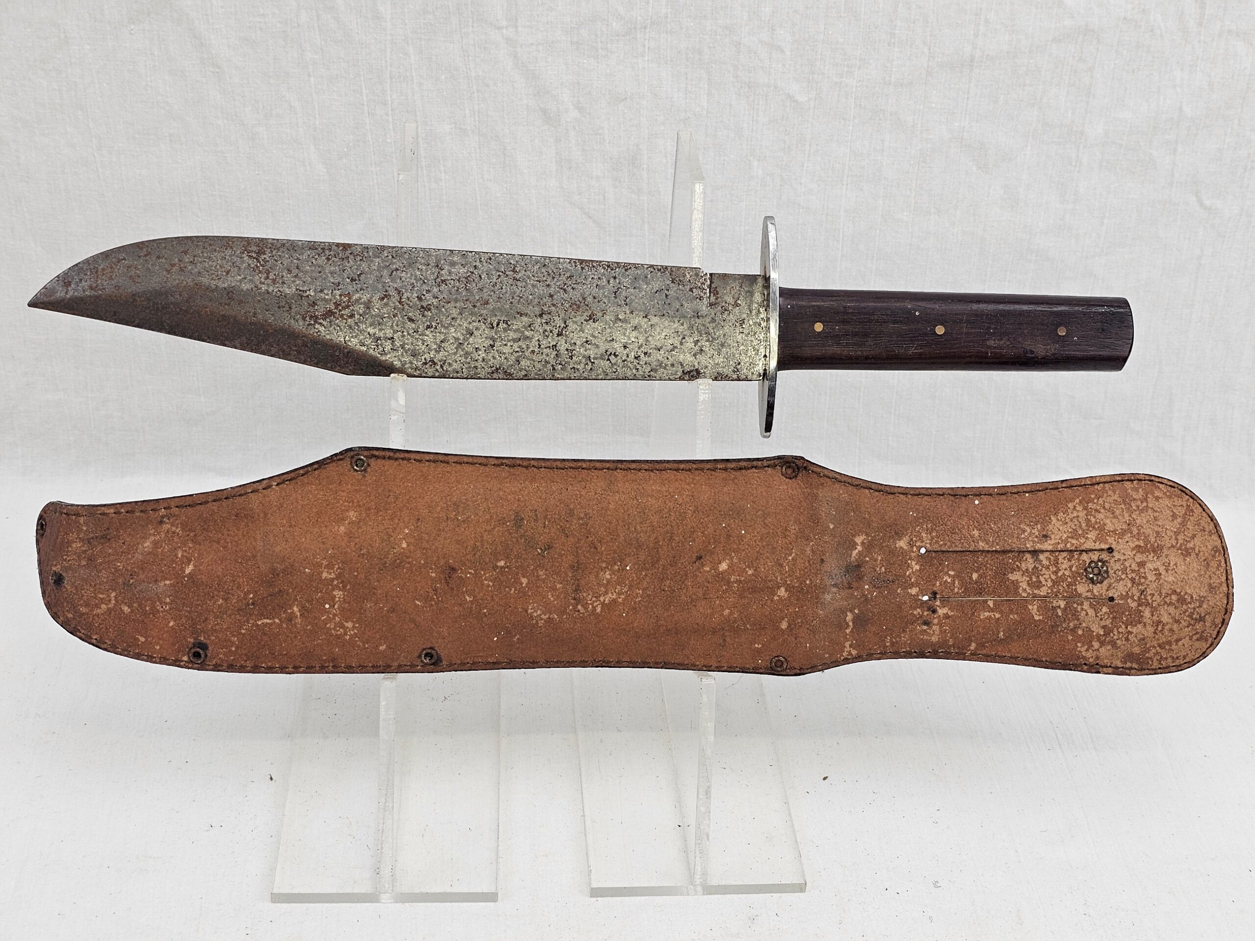 Whitby Of Italy Bowie Knife And Scabbard 1