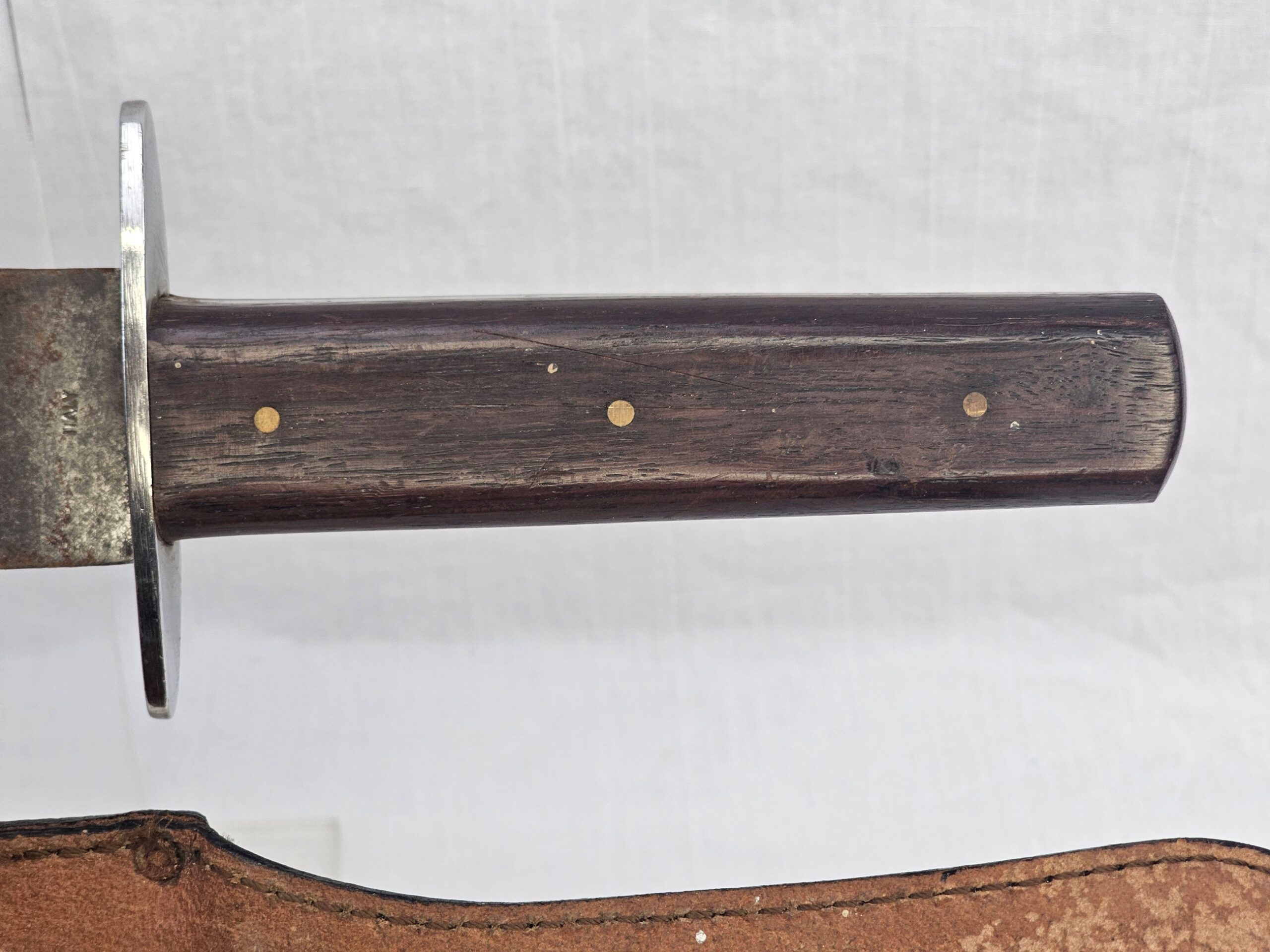 Whitby Of Italy Bowie Knife And Scabbard 3