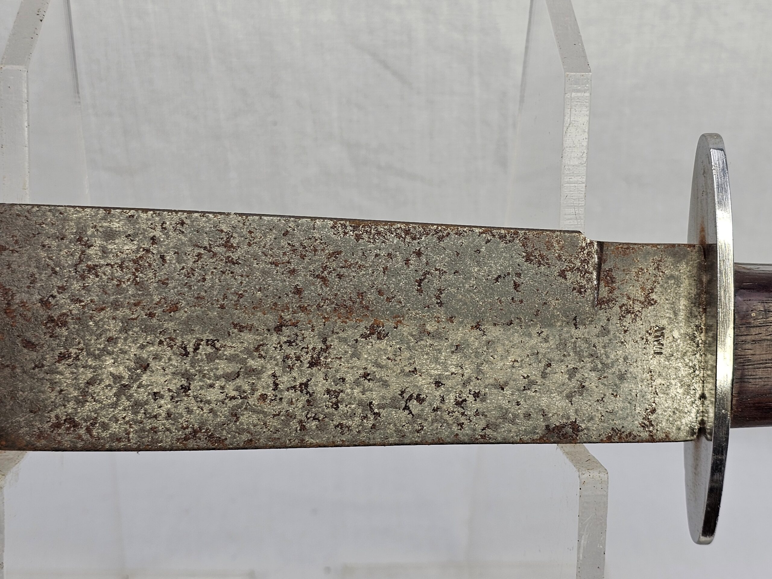 Whitby Of Italy Bowie Knife And Scabbard 4