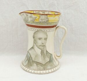 1930s Royal Doulton Series Ware Sir Francis Drake Jug