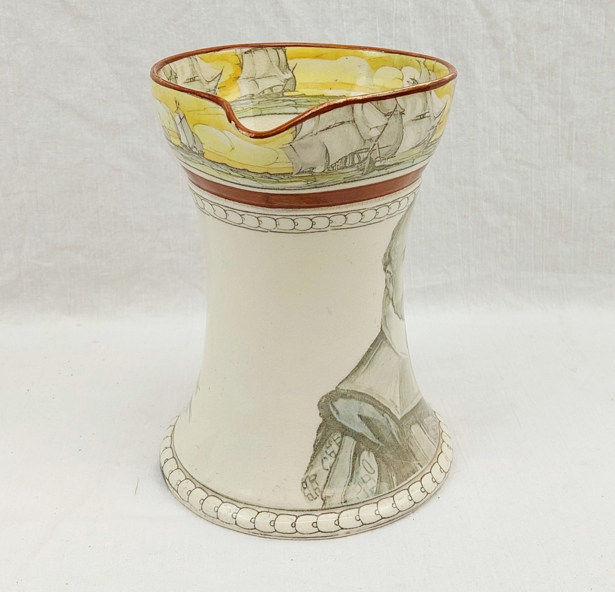 1930s Royal Doulton Series Ware Sir Francis Drake Jug - Image 2