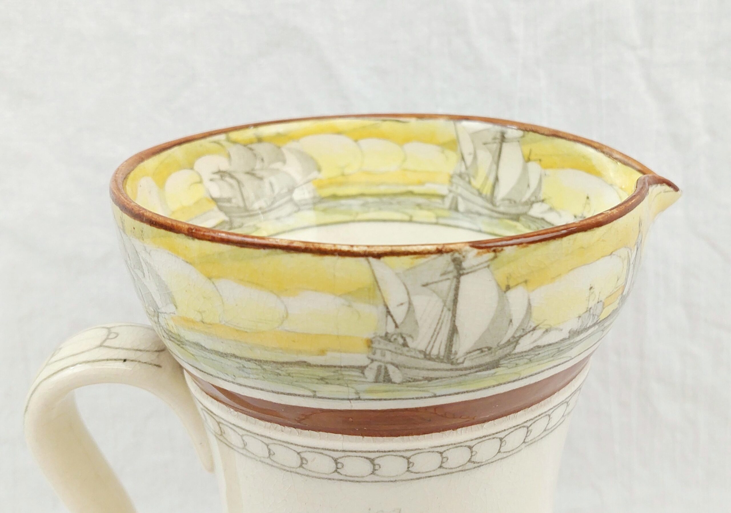 1930s Royal Doulton Series Ware Sir Francis Drake Jug - Image 11