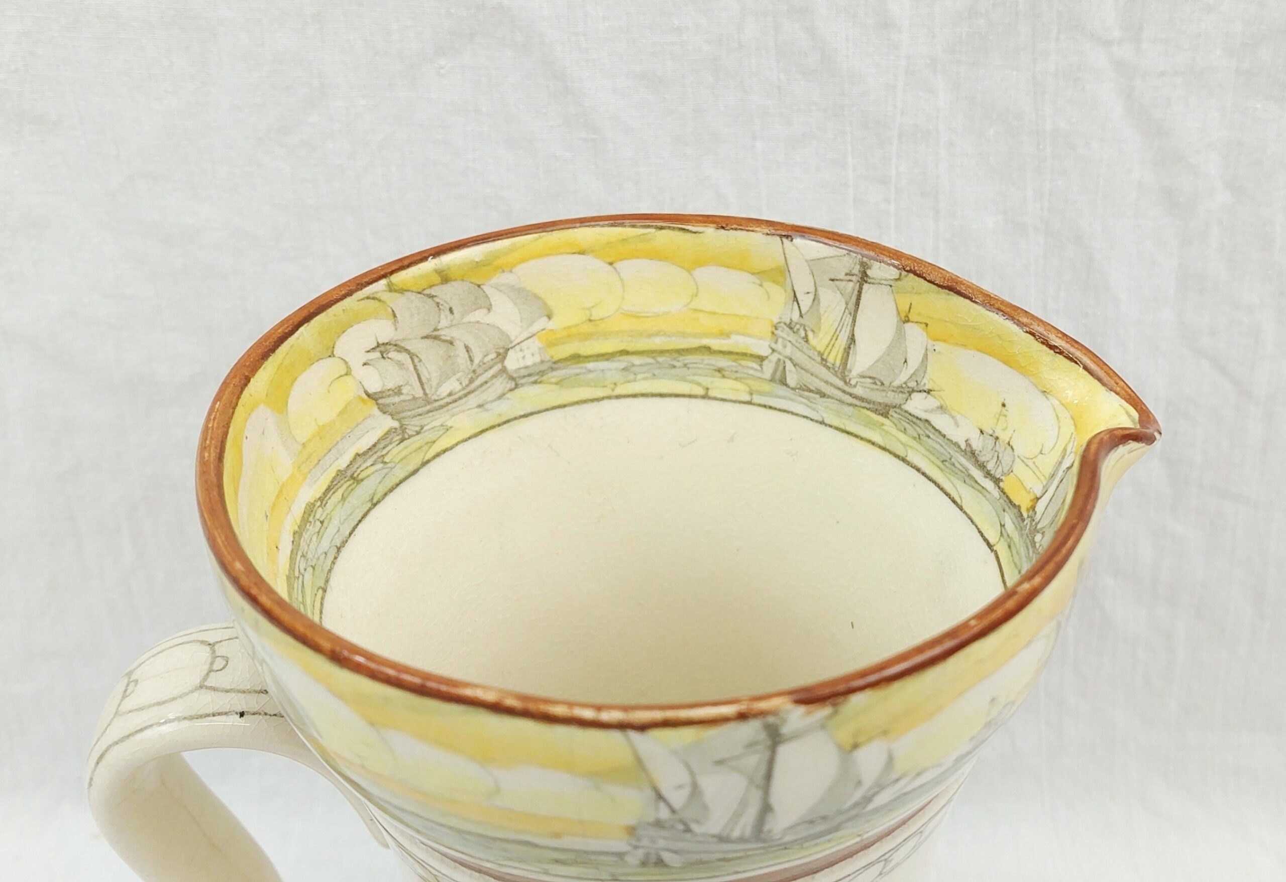1930s Royal Doulton Series Ware Sir Francis Drake Jug - Image 9