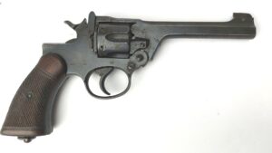 British, Interwar-Dated 1934, Early Enfield No.2 Mk I .38/200 Service Revolver, Matching Serial No. C6740, Old Spec Handling, EU/UK Deactivated - 24
