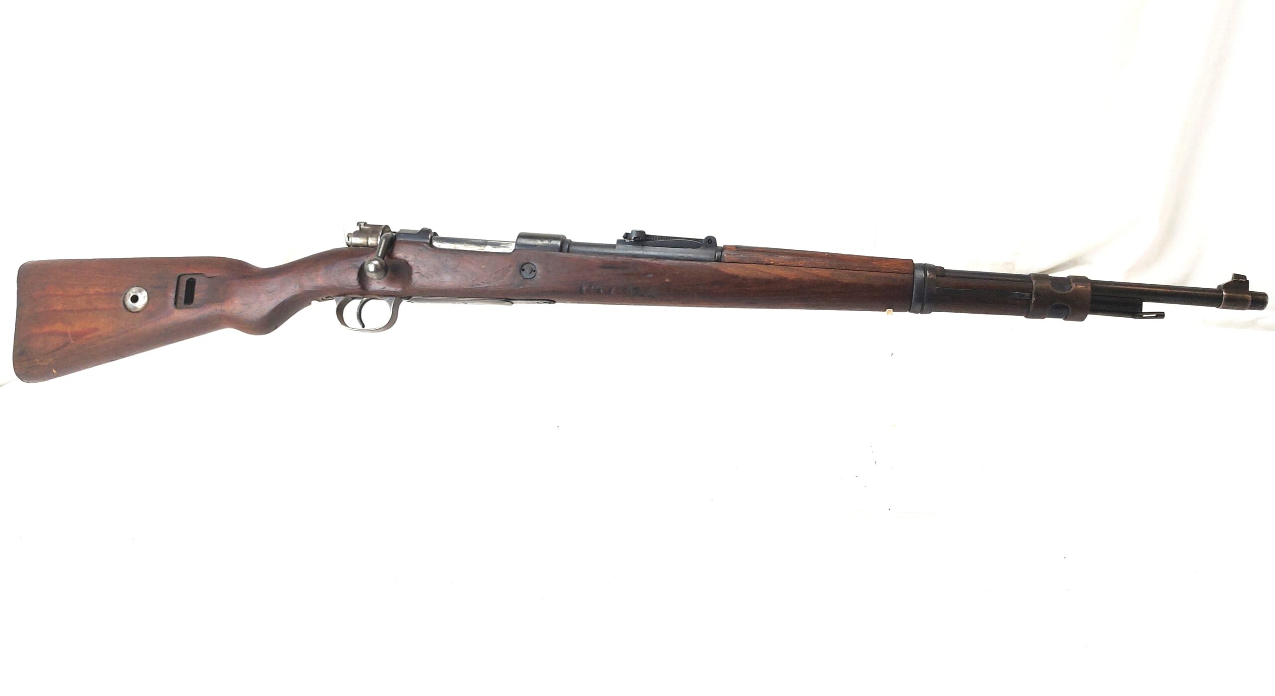 German, Pre-WW2 1936, Mod.98 (K98) Mauser Bolt Action Rifle, S/42 Mauser Oberndorf, Serial no. 9956, Waffenamt 63, Early Features, UK/EU Deactivated