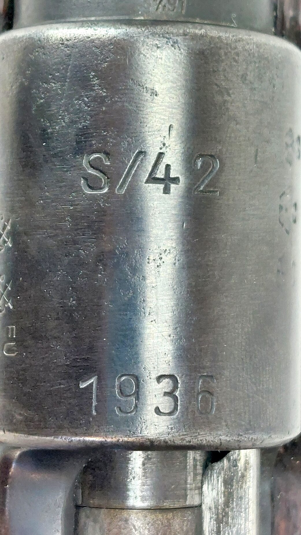 German, Pre-WW2 1936, Mod.98 (K98) Mauser Bolt Action Rifle, S/42 Mauser Oberndorf, Serial no. 9956, Waffenamt 63, Early Features, UK/EU Deactivated - Image 15
