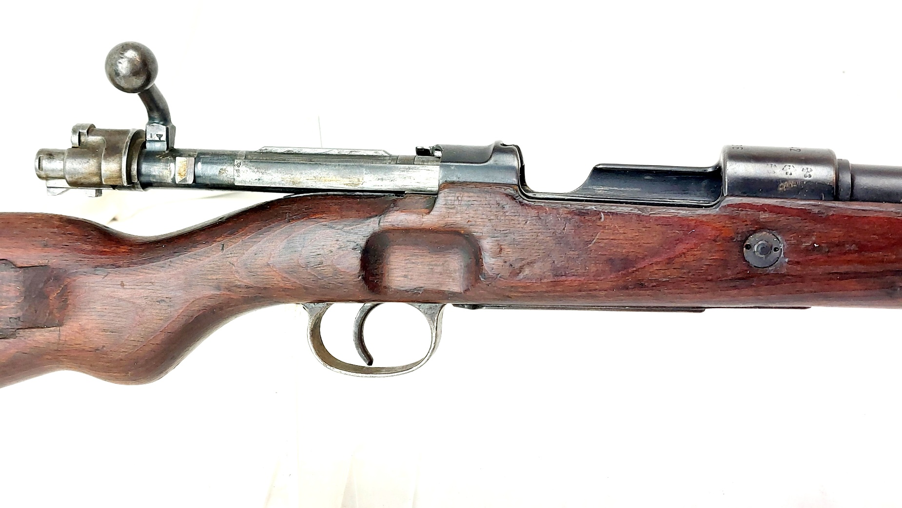 German, Pre-WW2 1936, Mod.98 (K98) Mauser Bolt Action Rifle, S/42 Mauser Oberndorf, Serial no. 9956, Waffenamt 63, Early Features, UK/EU Deactivated - Image 4