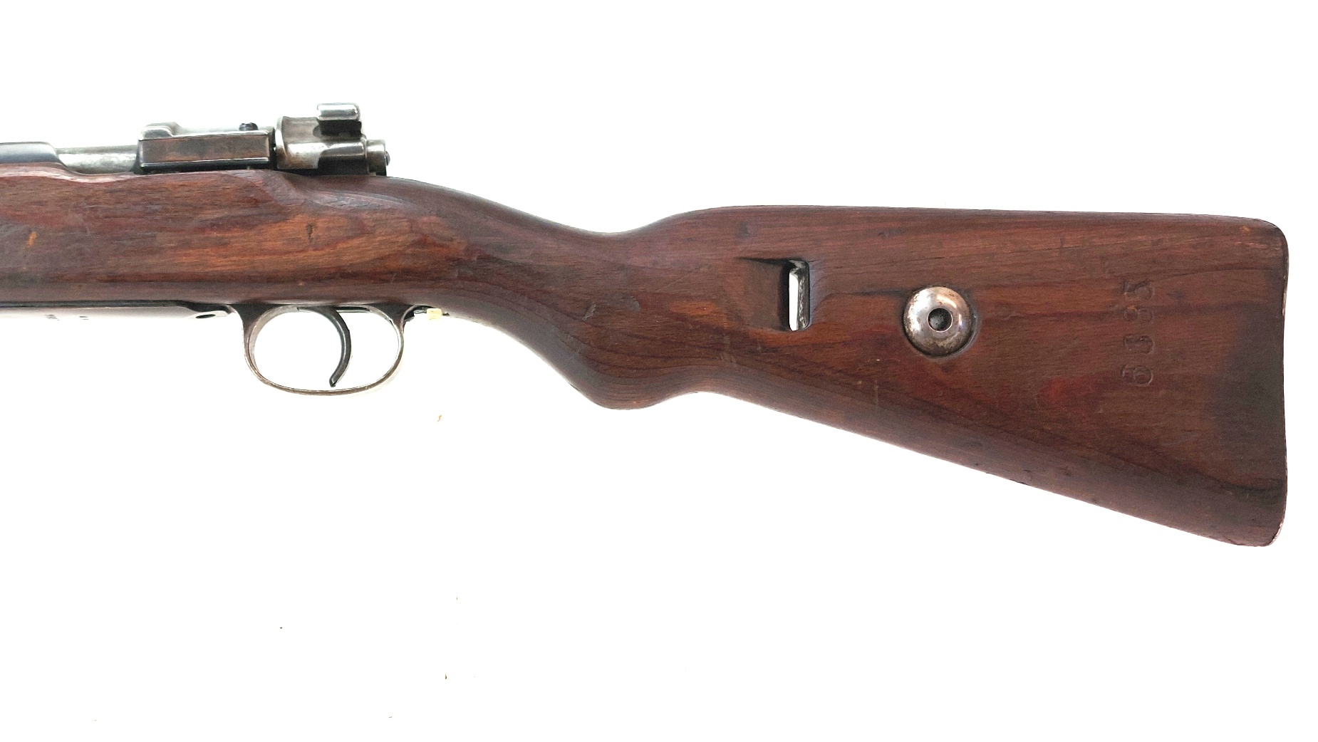 German, Pre-WW2 1936, Mod.98 (K98) Mauser Bolt Action Rifle, S/42 Mauser Oberndorf, Serial no. 9956, Waffenamt 63, Early Features, UK/EU Deactivated - Image 9