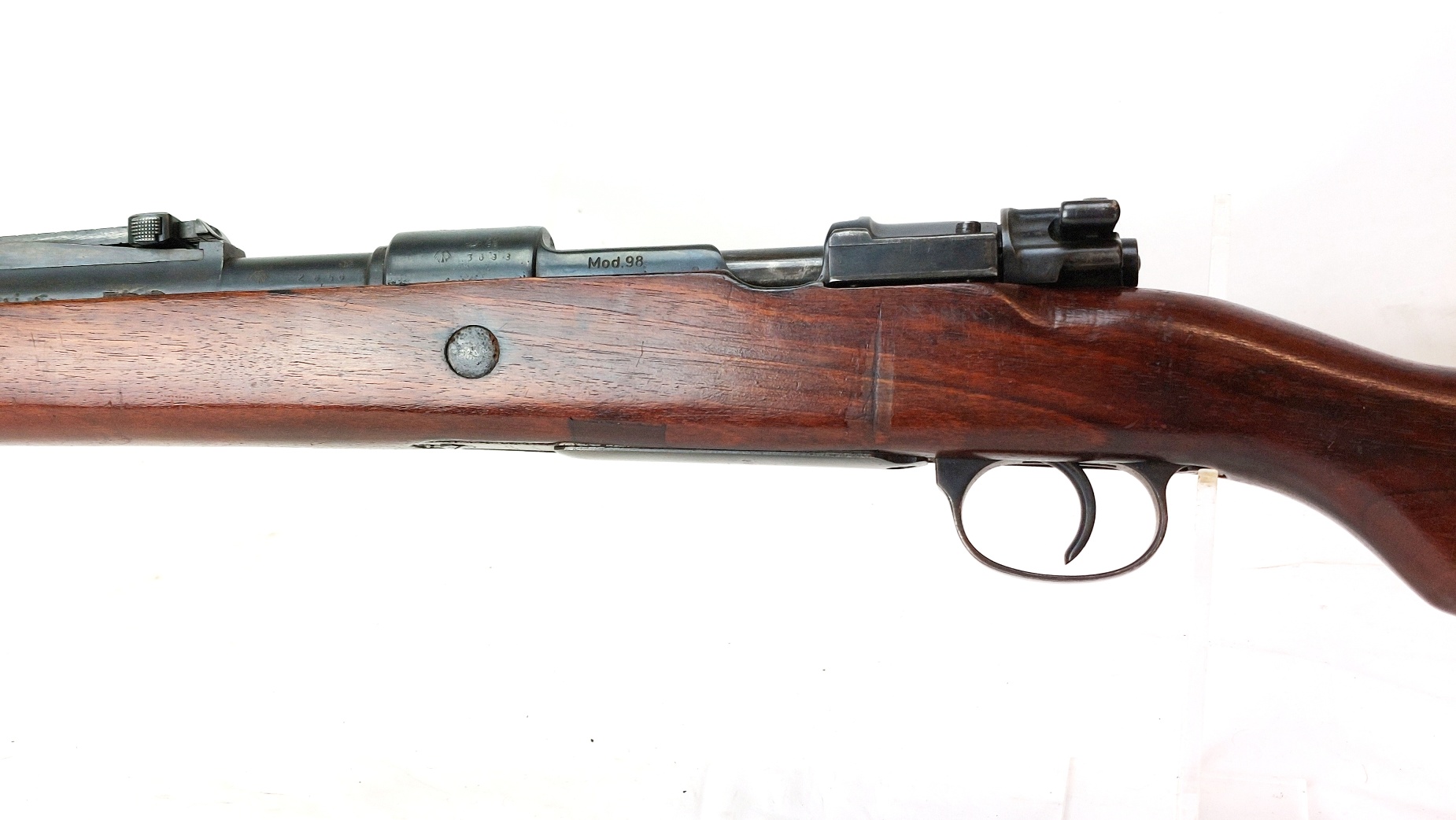 German, Pre-WW2-1937, Kriegsmarine-Issue Mauser S/42 K98k Rifle, Original Nordsee-Marked Walnut Stock, Converted .410 Bore Sporting Shotgun, Serial No. 3698, WaA63, EU/UK Deactivated - Image 3