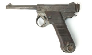 Japanese, WW2 Era, Type 14 Nambu Semi-Automatic Pistol, Small Trigger Guard, Nagoya Arsenal, March 1939, 8mm Calibre, Serial No. 58778, EU Deactivated - 5