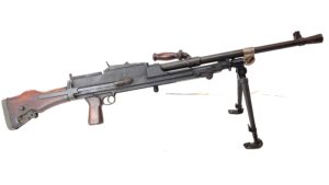 British, WWII - Dated 1941, Enfield Bren Mk I .303 Light Machine Gun, Serial No. L4181, FTR 5/52, Old Spec Handling, UK Deactivated