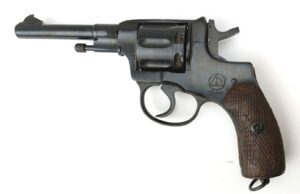 Soviet/Russian, WW2-1944, M1895 Nagant Revolver, Izhevsk Arsenal, 7.62×38mmR, Matching Serial No. OT527, Old-Spec Deactivated - 23