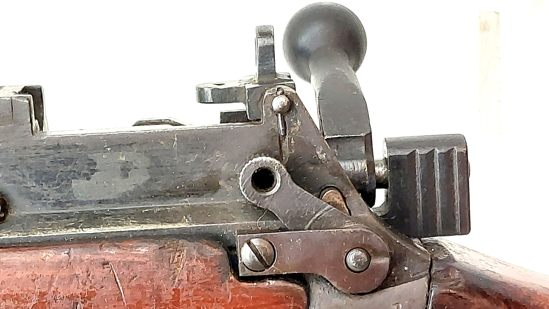 British, WW2-1944, No.4 Mk I Lee-Enfield Rifle Grenade Launcher, ROF Maltby, Serial No. BU12685, Original No.3 Mk I Cup Discharger, Wire-Reinforced Fore-end, Cocking & Dry-Firing, UK Deactivated - Image 18