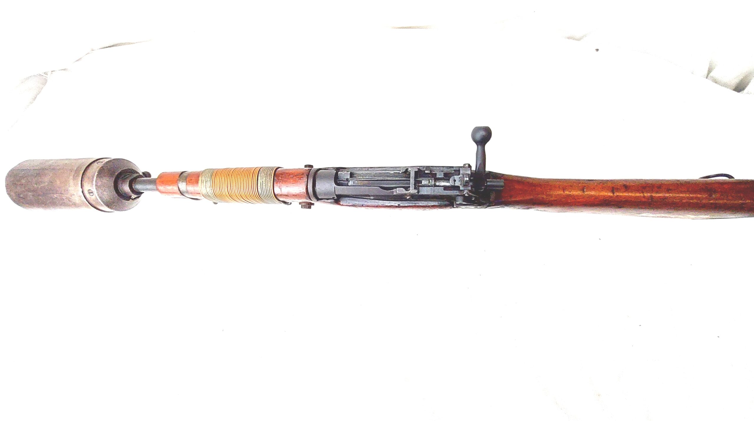 British, WW2-1944, No.4 Mk I Lee-Enfield Rifle Grenade Launcher, ROF Maltby, Serial No. BU12685, Original No.3 Mk I Cup Discharger, Wire-Reinforced Fore-end, Cocking & Dry-Firing, UK Deactivated - Image 19