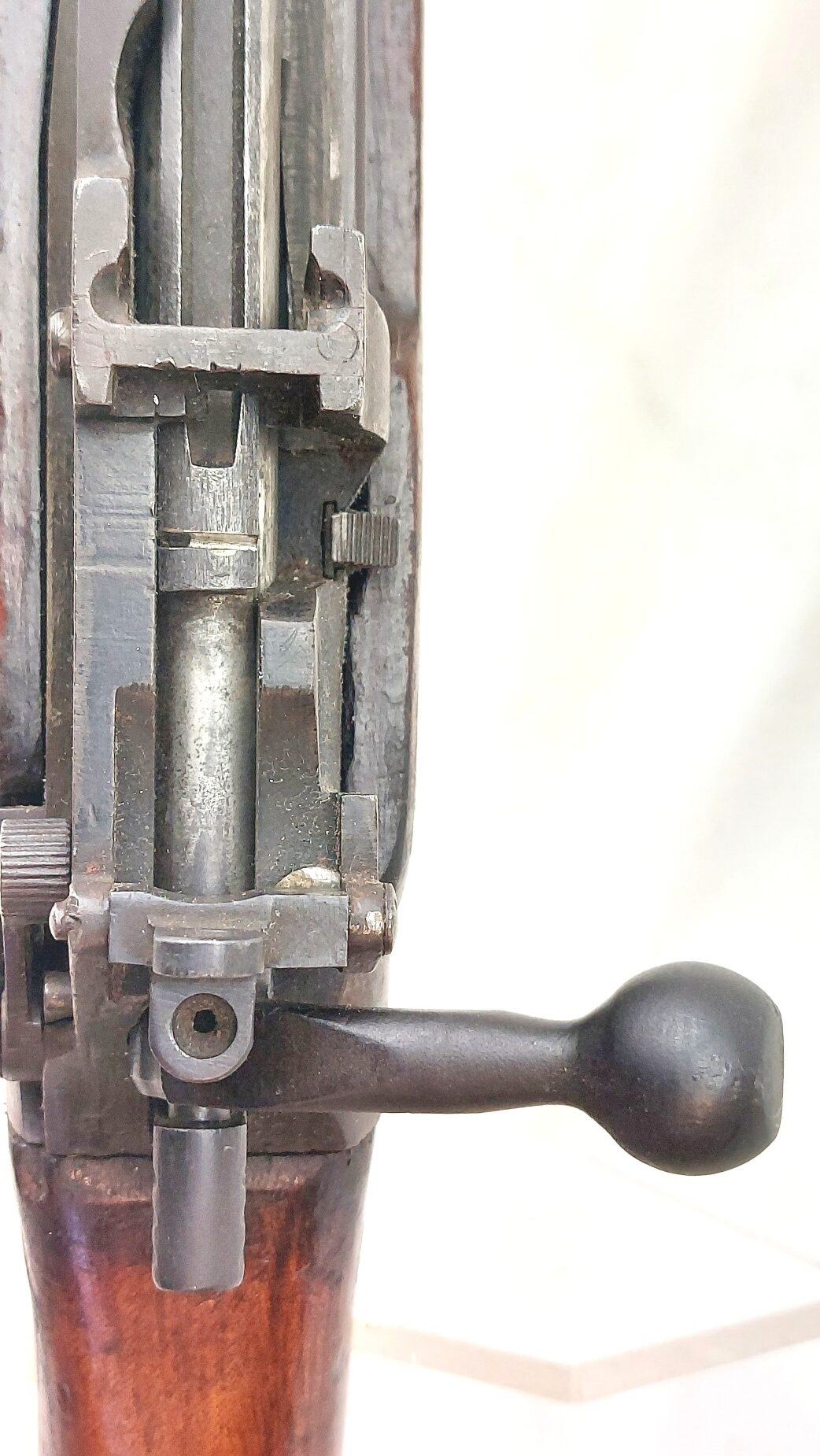 British, WW2-1944, No.4 Mk I Lee-Enfield Rifle Grenade Launcher, ROF Maltby, Serial No. BU12685, Original No.3 Mk I Cup Discharger, Wire-Reinforced Fore-end, Cocking & Dry-Firing, UK Deactivated - Image 21