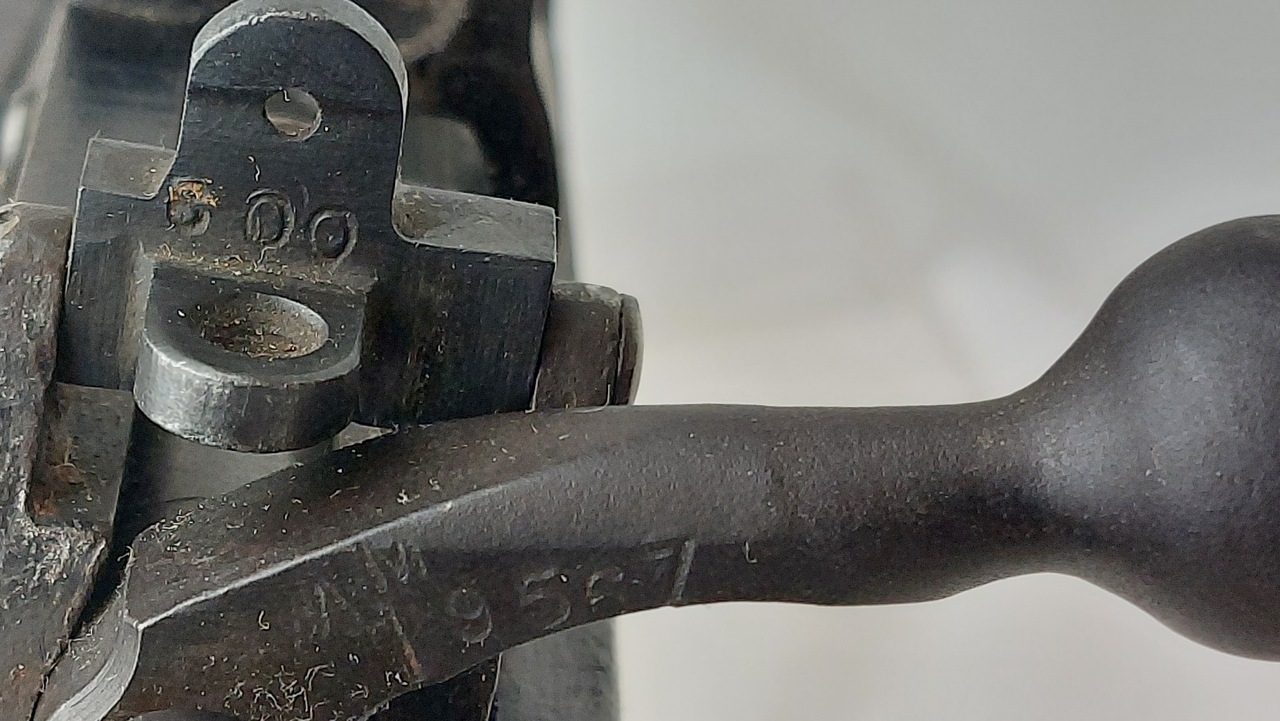 British, WW2-1944, No.4 Mk I Lee-Enfield Rifle Grenade Launcher, ROF Maltby, Serial No. BU12685, Original No.3 Mk I Cup Discharger, Wire-Reinforced Fore-end, Cocking & Dry-Firing, UK Deactivated - Image 23